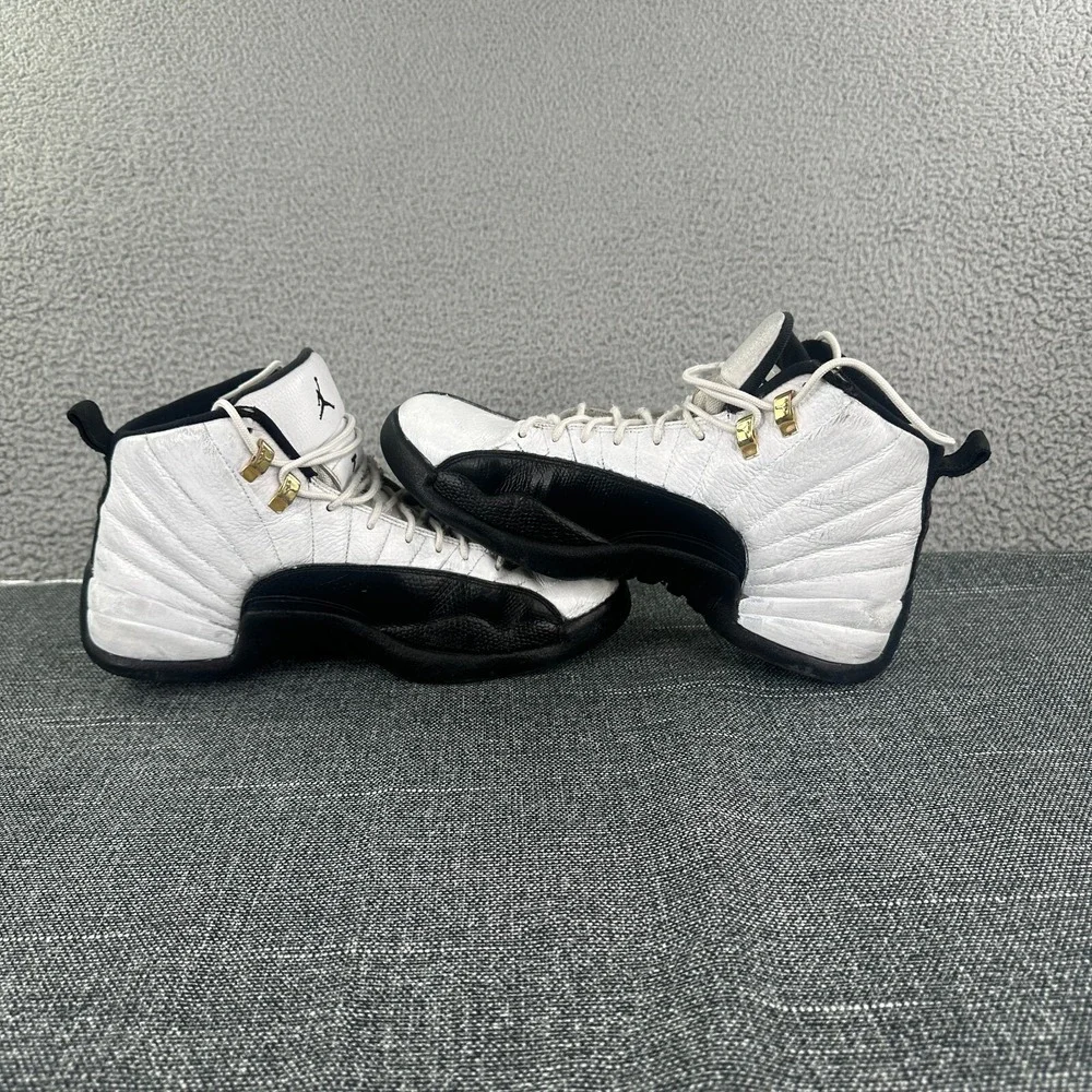 Nike Jordan 12 Retro Taxi 2013‎ Mens Basketball Sneaker Shoes 130690-125 Sz 10.5